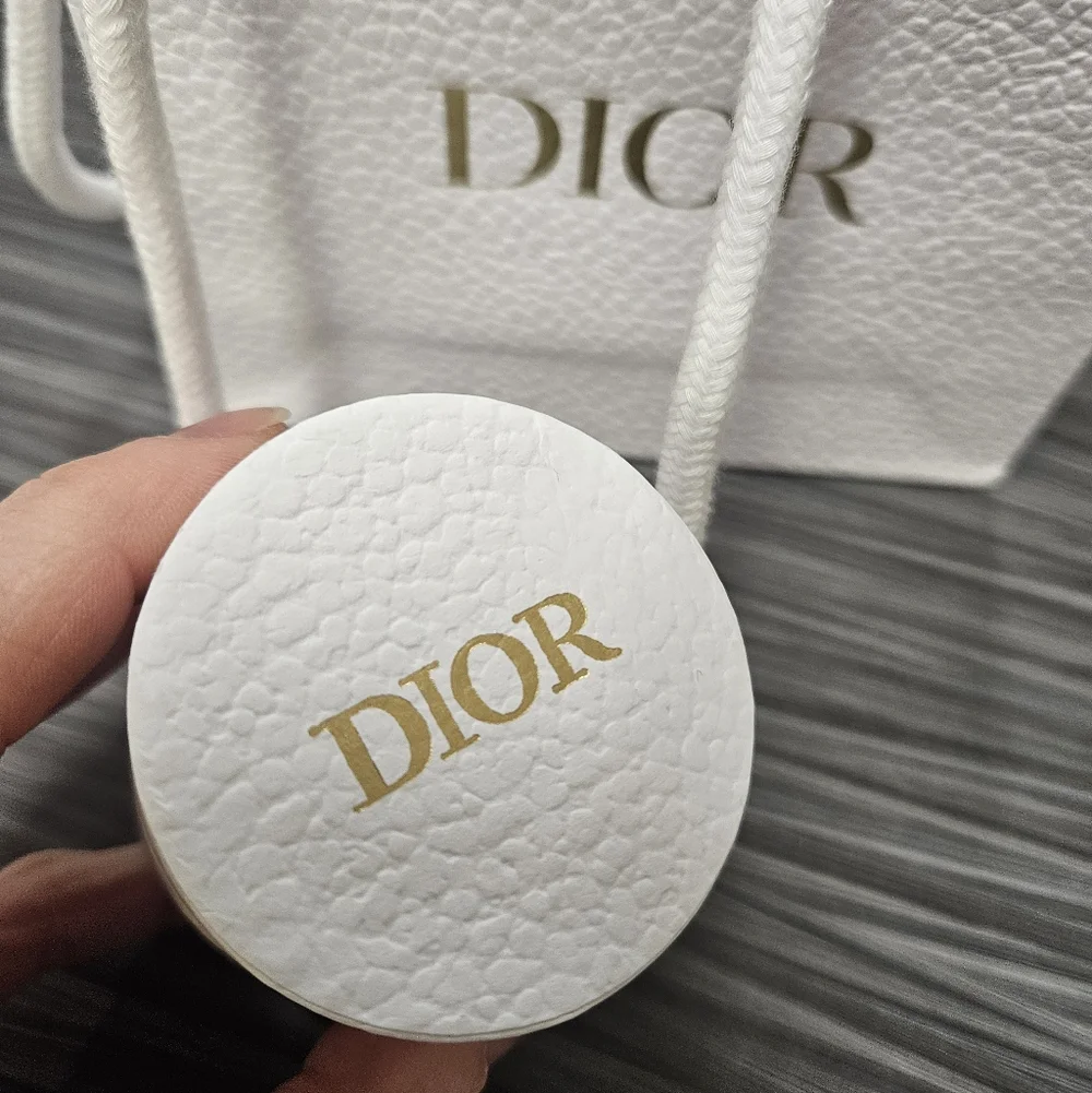 NEW Dior Pink & White Floral Neck Bag Scarf Dior Parfume Line - Picture 6 of 10